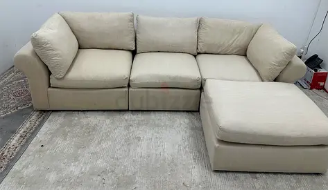 Looks great condition pottery barn modular sofa