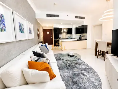 Luxury High-Floor 1BR | Opposite Dubai Mall | Sleeps 4