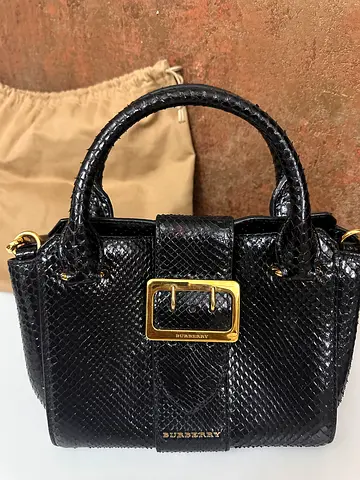 100% Authentic Burberry Snakeskin Leather Bag