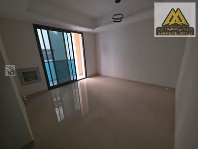First-occupancy one-bedroom apartment in Al Hamidiya 1, Ajman, master bedroom, balcony, built-in wardrobes, luxury finishing, close to all services, A