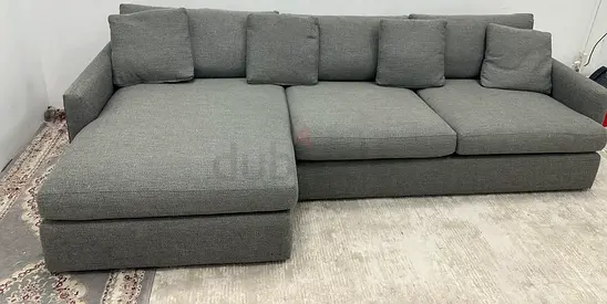 Brand new condition cratebarrel lshape sofa