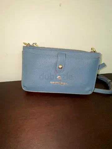 Brand new Light blue crossbody bag - compact leatherette handbag by Nanette Lepore