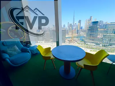 VACANT | Furnished | Burj Khalifa & Canal View