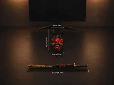 Game Controller stand - Samurai Mask