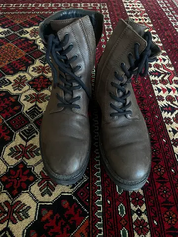Mens Brown Leather Boots - All Saints