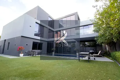 فيلا زاوية مميزة (Signature Villa) بـ 5 غرف نوم في مجمع "روبينيا" - مشروع "مسار" || مسبح خاص || تصميم مكون من طابق أرضي + مصعد خاص