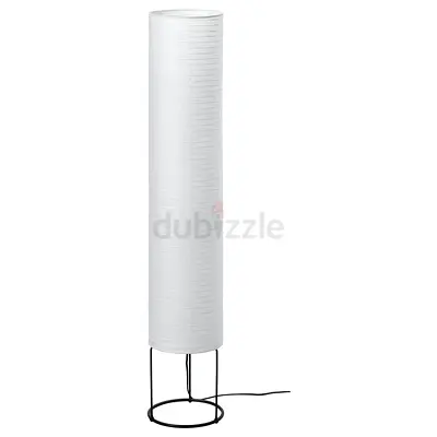 STRANDAD
Floor lamp, white/black