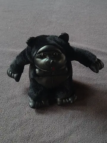 Plush-Backed Gorilla Toy - Good Condition