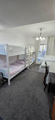 Bed space in studio apartment in al barsha tecom