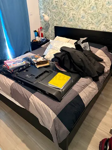 IKEA Queen Bed with drawers