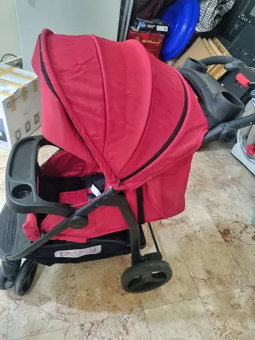 Red Standard Baby Stroller in Good Condition