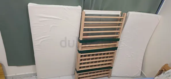 IKEA SNIGLAR / Pine Baby Crib - Disassembled with Mattresses (Good Condition)