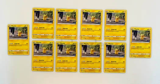 Pikachu pokemon cards original
