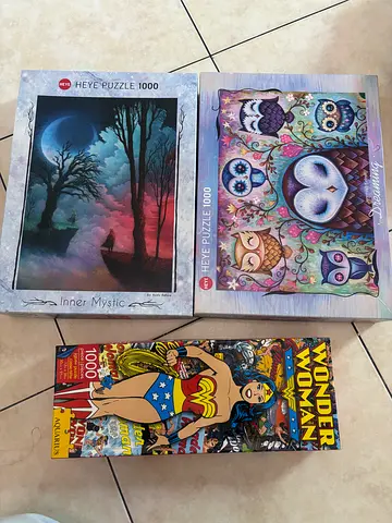 One Puzzle 1000 pieces for 50 DHS