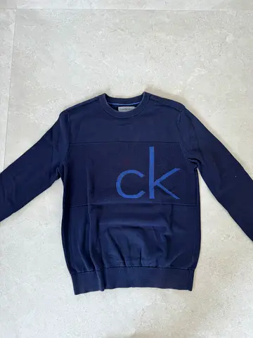 Calvin Klein Jeans Men’s Navy Sweater – Size S