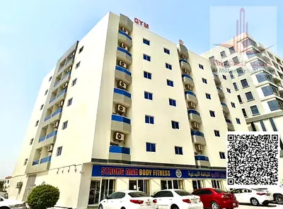 Studio apartment for annual rent in Al Rawda area, Ajman. Excellent location, family building, and