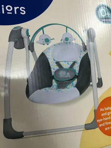 Baby Swing/Cradle Rocker with Mobile - Good Condition