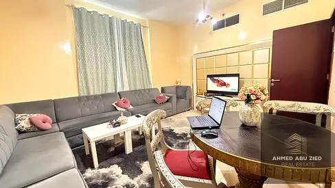 Furnished 2BR & Hall for Annual Rent in City Tower, Al Nuaimiya 3 | Prime Khalifa Street Location O