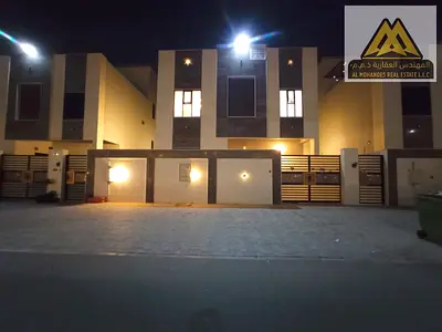 فيلا فاخرة بمساحات رحبة مع روف للإيجار السنوي - منطقة الياسمين عجمان