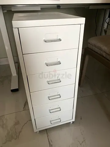 URGENT HELMER Drawer unit on castors, white, 28x69 cm