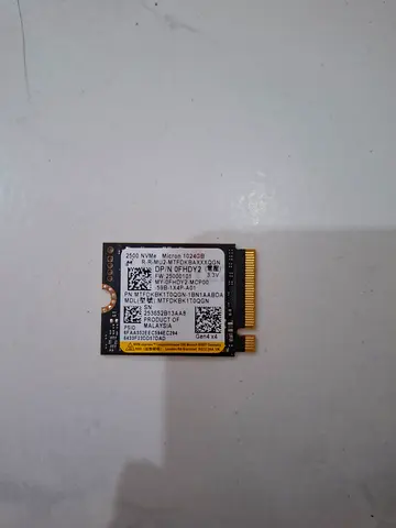 Micron 1Tb nvme PCie 4 7000mbps 2230.