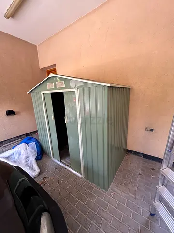 Small Metal Garden Storage Shed - Good Condition