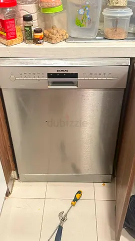 Siemens stainless steel built-in dishwasher - used, working