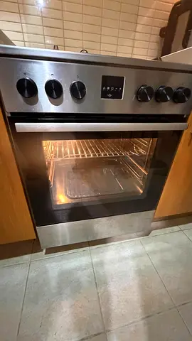 Stainless Steel Built-in Electric Oven and Hob - Good Working Condition