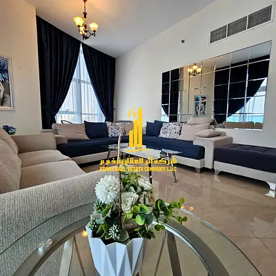 With a gym, swimming pool, and parking, the most luxurious and elegant two-bedroom apartment with a