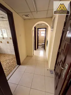 Annual 1-bedroom apartment for rent in Al Rumailah 1, Ajman. Spacious layout, separate living room,