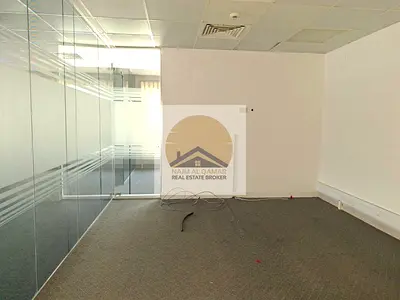 Fitted chiller free Office in Garhoud With parking