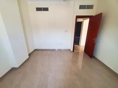 Spacious Brand new Building 1st shifting 1BHK with open view window close to road and schools in muwailah