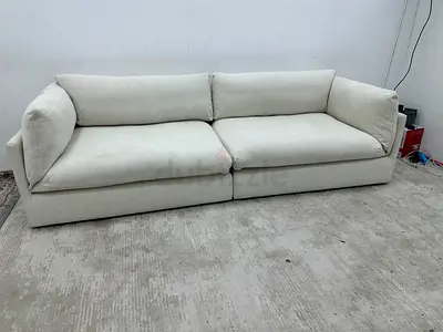 Almost brand new the loom collection two pieces sofa