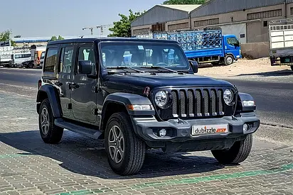 AED 964/month | 2018 Jeep Wrangler Unlimited Sport | GCC Specs | Ref#472020
