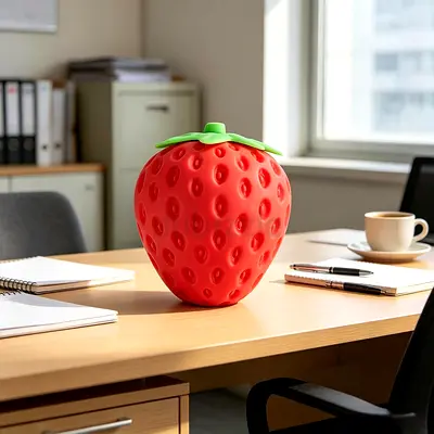Cute Squishy Strawberry Toy - Soft Stress Reliever