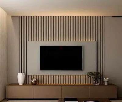 Modern LED Flat Panel TV Entertainment System