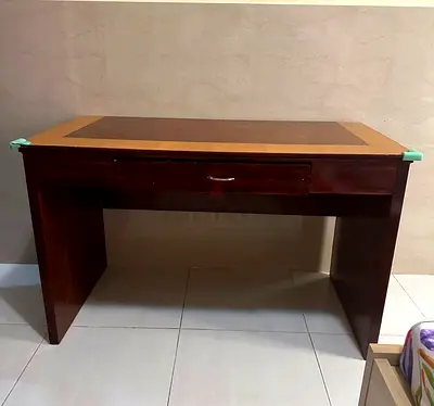 Wooden Study Desk with Single Drawer - Good Condition