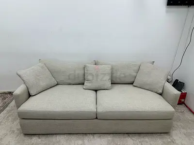Almost brand new cratebarrel three seater sofa