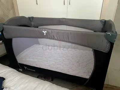 URGENT foldable baby bed crib 120cm