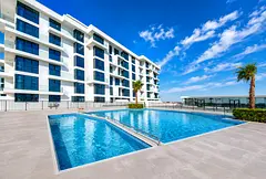 Chic 1BR with Balcony &amp; Pool Access
