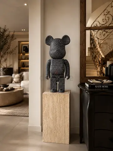 Original BEARBRICK 1000% Sculpture British Museum Contemporary Collectible