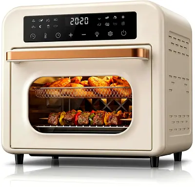 3277 - CONOYAR Convection Digital Air Fryer Oven Small, 15L Mini Electric Toaster Oven Combo 16 in 1