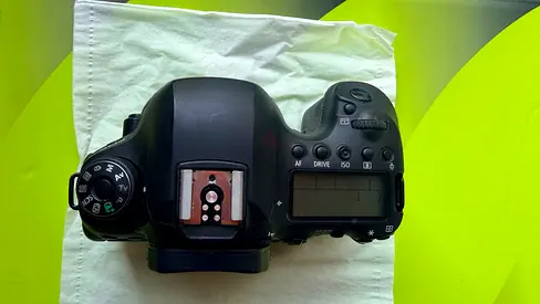 Canon EOS DSLR Camera Body (Top View) - Used, Good Condition