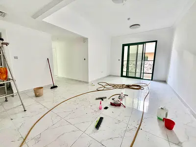 School Area Luxury 3bhk Apt 3 bath Like brand new building maid room balcony wardrobe parking maintenance free