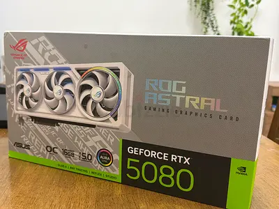 ASUS ROG ASTRAL NVIDIA GeForce RTXTM 5080 Gaming Graphics Card - 16GB - Brand new Boxed, Unused