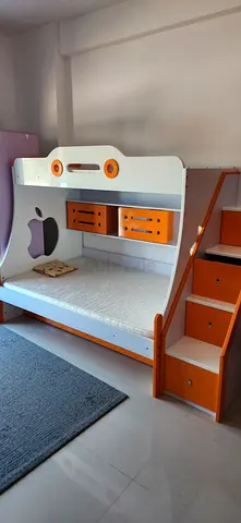 3 level kids bunk bed