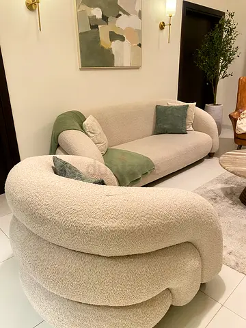3-Seater + 1-Seater Sofa Set – Excellent Condition