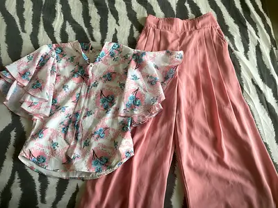 Long pants and shirt (7-10 year old girl)