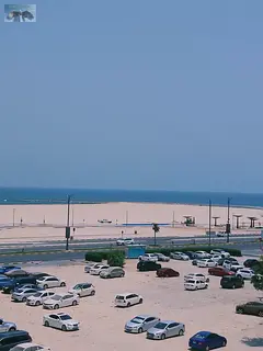 1 bedroom apartment for annual rent in Al Nakheel 2 Ajman Corniche featuring an open sea view in a p