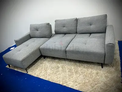 Like new condition home centre lshape sofa